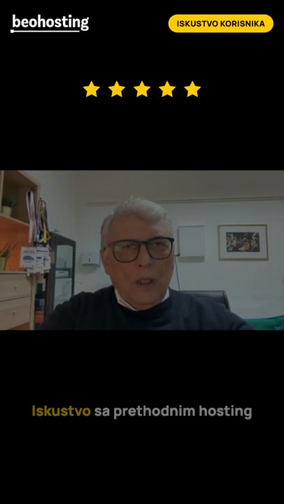 Dr Branko Vuković - BeoHosting iskustvo korisnika